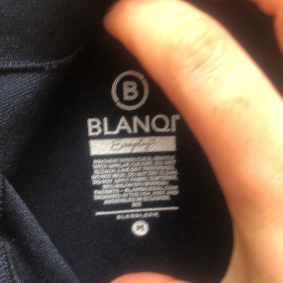 BLANQI everyday Maternity Belly Support  Crop Leggings size medium navy blue - Picture 4 of 4